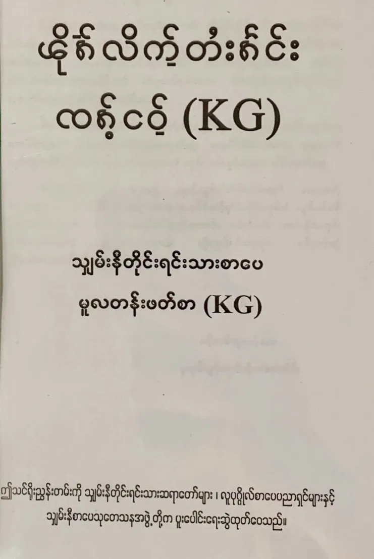 Multiple Shan Ni/Tai Leng textbooks developed since 2010 and using slightly different scripts